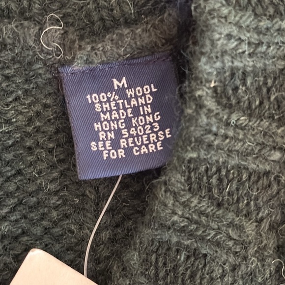 Vintage Gap Shetland Wool V Neck Sweater - Picture 10 of 11